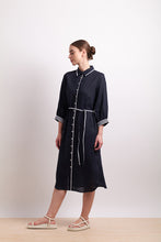 Load image into Gallery viewer, Neris - Ric Rac Shirt Dress - Indigo
