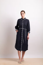 Load image into Gallery viewer, Neris - Ric Rac Shirt Dress - Indigo
