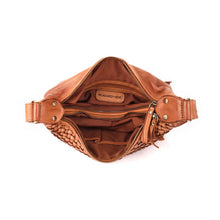 Load image into Gallery viewer, Rugged Hide - Noosa Woven Sling Bag - Tan
