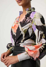 Load image into Gallery viewer, Once Was - Colette Silk Blouse - Tangled Blossom
