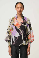 Load image into Gallery viewer, Once Was - Colette Silk Blouse - Tangled Blossom
