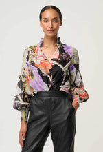 Load image into Gallery viewer, Once Was - Colette Silk Blouse - Tangled Blossom
