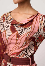 Load image into Gallery viewer, Once Was - Serene Gold Stretch Print Top - Cathedral Botanic
