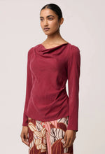 Load image into Gallery viewer, Once Was - Serene Stretch Top - Ruby
