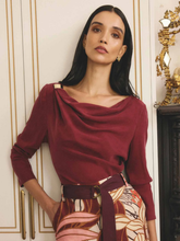 Load image into Gallery viewer, Once Was - Serene Stretch Top - Ruby
