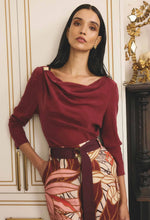 Load image into Gallery viewer, Once Was - Serene Stretch Top - Ruby
