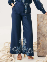 Load image into Gallery viewer, Once Was - Sloane Linen Viscose Pant - Moonlit Batik
