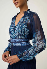 Load image into Gallery viewer, Once Was - Sloane Viscose Chiffon Dress - Moonlit Batik
