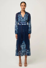 Load image into Gallery viewer, Once Was - Sloane Viscose Chiffon Dress - Moonlit Batik
