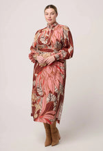 Load image into Gallery viewer, Once Was - Edith Midi Dress - Cathedral Botanic
