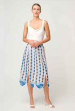 Load image into Gallery viewer, Once Was - Yasmin Linen Skirt - Marrakech Topaz
