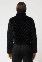 Load image into Gallery viewer, Once Was - Altair Faux Fur Cropped Jacket - Black
