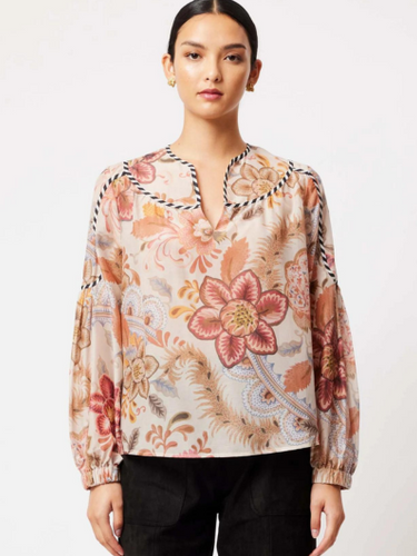 Once Was - Altair Panel Top - Aries Floral