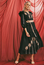 Load image into Gallery viewer, Once Was - Aquila Embroidered Maxi Dress - Black
