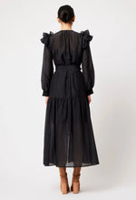 Load image into Gallery viewer, Once Was - Aquila Embroidered Maxi Dress - Black
