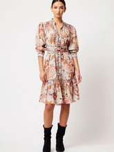 Load image into Gallery viewer, Once Was - Atlas Contrast Sleeve Dress - Aries Floral

