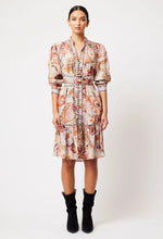 Load image into Gallery viewer, Once Was - Atlas Contrast Sleeve Dress - Aries Floral
