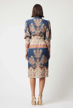 Load image into Gallery viewer, Once Was - Phoenix Curved Dress - Oriental Print
