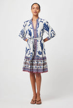 Load image into Gallery viewer, Once Was - Eudora Linen Viscose Dress - Palm Shadow
