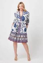 Load image into Gallery viewer, Once Was - Eudora Linen Viscose Dress - Palm Shadow
