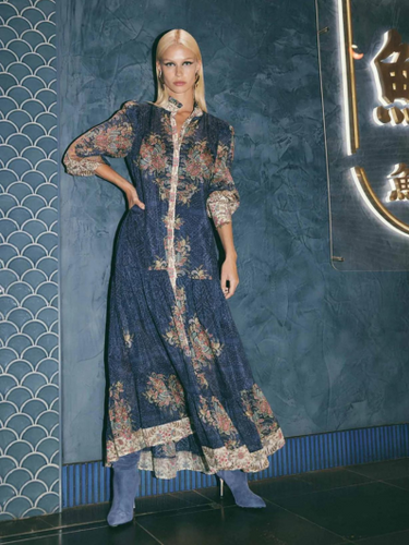 Once Was - Imperial Maxi Dress - Oriental Print