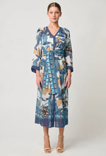 Load image into Gallery viewer, Once Was - Kimona Cotton Silk Coat Dress - Tukano Print
