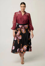 Load image into Gallery viewer, Once Was - Maren Silk Blouse - Garnet Orchid
