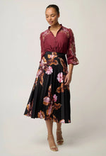 Load image into Gallery viewer, Once Was - Maren Silk Blouse - Garnet Orchid
