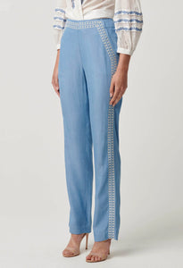 Once Was - Ophelia Tencel Pant - Cornflower