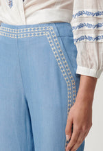 Load image into Gallery viewer, Once Was - Ophelia Tencel Pant - Cornflower
