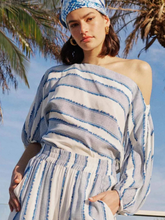 Load image into Gallery viewer, Once Was - Positano Viscose Top - Sorrento Stripe
