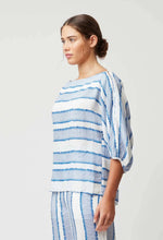 Load image into Gallery viewer, Once Was - Positano Viscose Top - Sorrento Stripe
