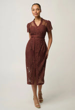 Load image into Gallery viewer, Once Was - Solene Placement Dress - Cacao
