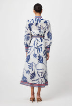 Load image into Gallery viewer, Once Was - Tierra Cotton Silk Dress - Palm Shadow
