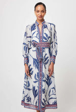 Load image into Gallery viewer, Once Was - Tierra Cotton Silk Dress - Palm Shadow
