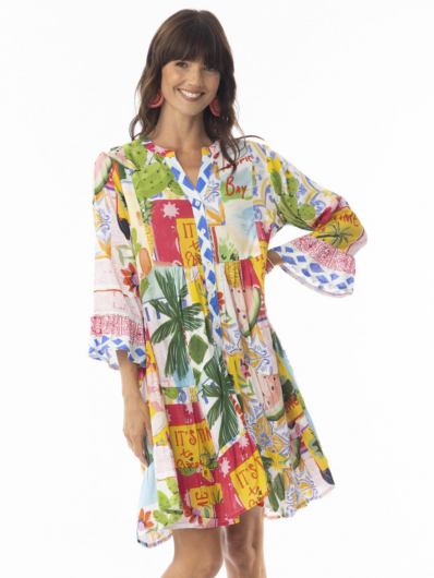 Orientique - Erica Dress Tiered Frill Hem