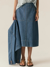 Load image into Gallery viewer, POL - Carsen Skirt - Light Wash
