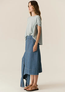 POL - Carsen Skirt - Light Wash