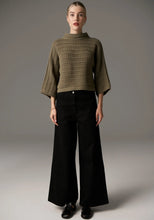 Load image into Gallery viewer, POL - Daily Boxy Knit - Light Khaki
