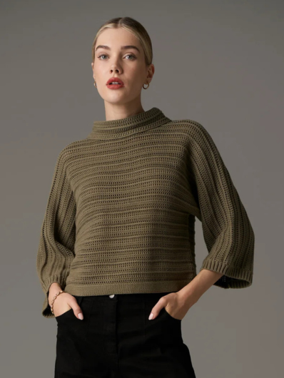 POL - Daily Boxy Knit - Light Khaki