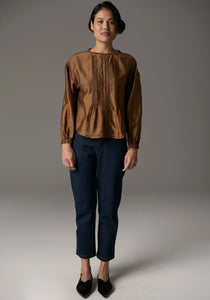 POL - Rhea Pintuck Top