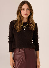Load image into Gallery viewer, POL - Zane Baby Sequin Knit - Choc

