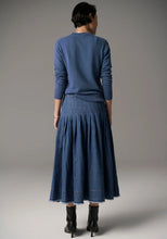 Load image into Gallery viewer, POL - Reece Denim Skirt - Blue Wash
