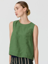 Load image into Gallery viewer, POL - Frankie Button Tank - Fern
