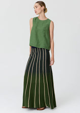 Load image into Gallery viewer, POL - Frankie Button Tank - Fern
