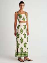 Load image into Gallery viewer, Pearl &amp; Caviar - Muses Maxi Skirt - Green

