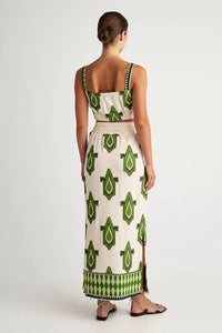 Pearl & Caviar - Muses Maxi Skirt - Green