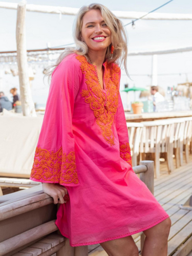 Place Du Soleil - S24 314 Dress - Dark Pink