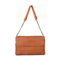 Load image into Gallery viewer, Rugged Hide - Beechworth Woven Chain Bag - Tan
