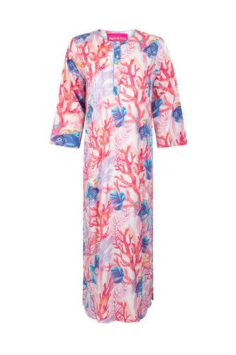 Place Du Soleil - Blue Fish Coral Dress